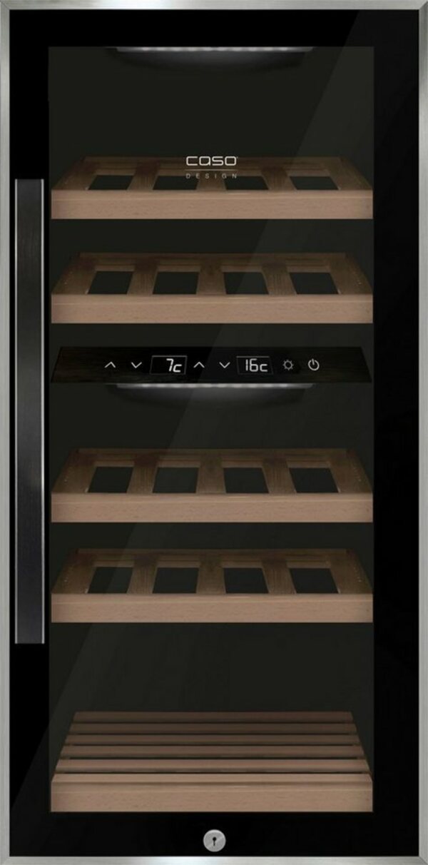 Bild 1 von Caso Weinkühlschrank WineClassic Black 24, für 24 Standardflaschen á 0,75l