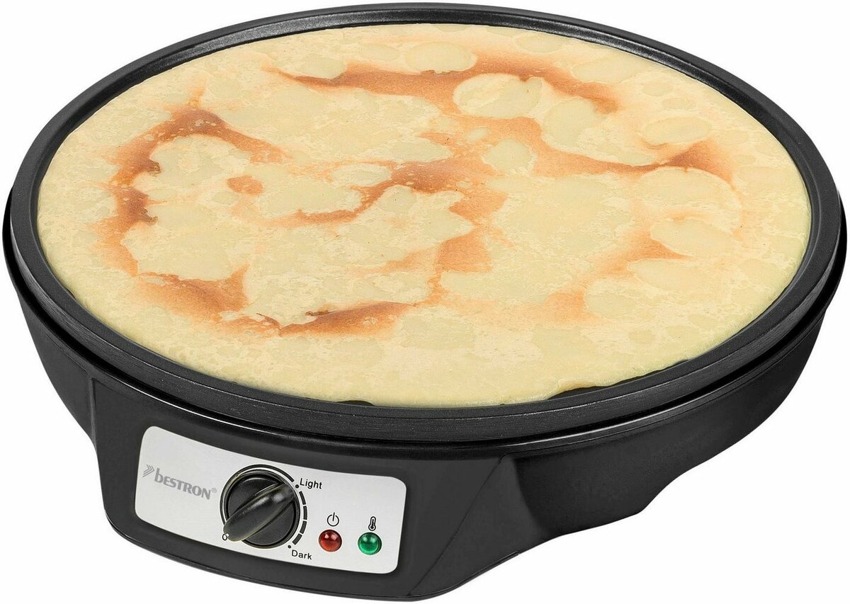 Bild 1 von bestron Crêpesmaker ASW602Z, im Retro Design, 1000 W, Ø 30 cm