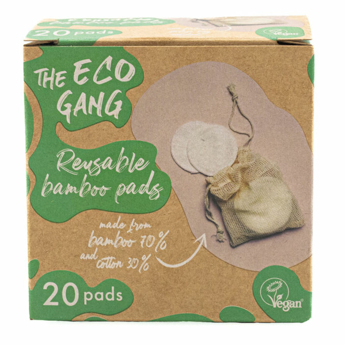 Bild 1 von The Eco Gang Wiederverwendbare Reinigungspads, 20 Stück