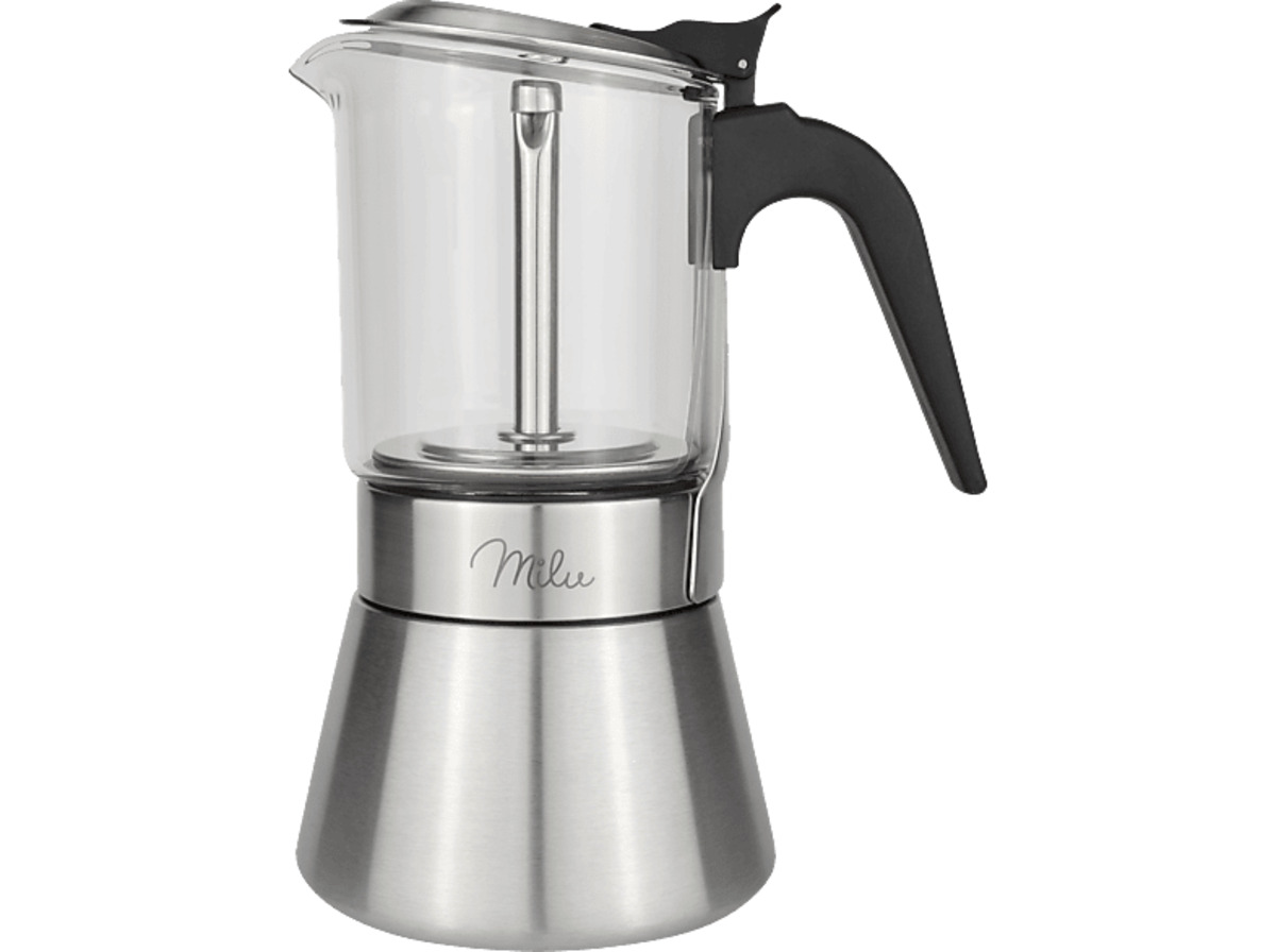 Bild 1 von MILU 5085 5-tlg. Set Espressokocher Silber/Transparent