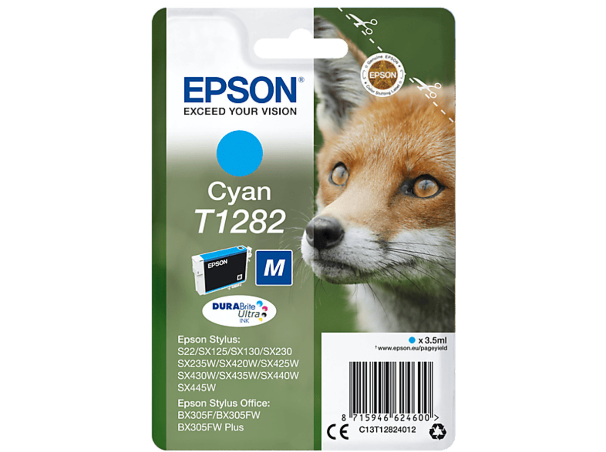 Bild 1 von EPSON Original Tintenpatrone Cyan (C13T12824012)