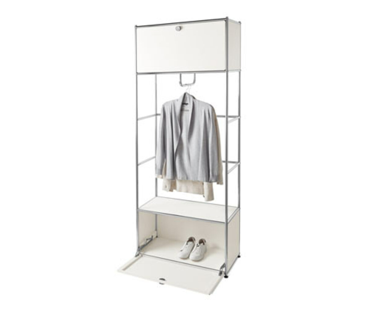 Bild 1 von Garderobe Metall »CN3«, weiß