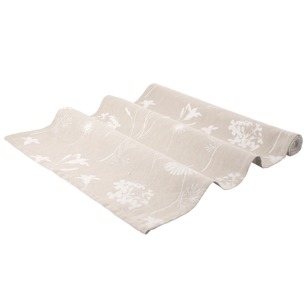 Bild 1 von Tischläufer mit Blumen-Print BEIGE