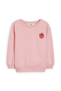 C&A Erdbeere-Sweatshirt, Rosa, Größe: 92