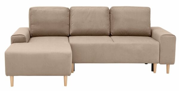 Bild 1 von INOSIGN Ecksofa Samu, wahlweise mit Bettfunktion und Bettkasten, Beige