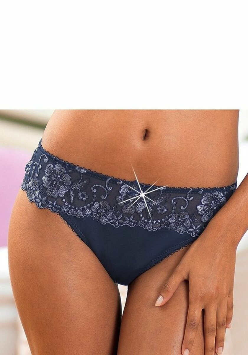Bild 1 von LASCANA Bikinislip Wanda mit Stickerei Spitze in floraler Optik