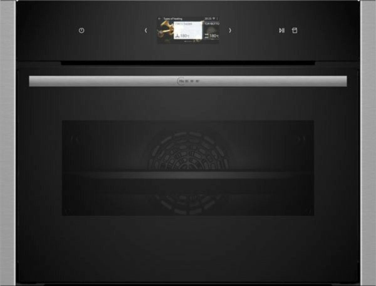 Bild 1 von NEFF Dampfbackofen N 90 C24FS31N0, mit Teleskopauszug nachrüstbar, EasyClean®