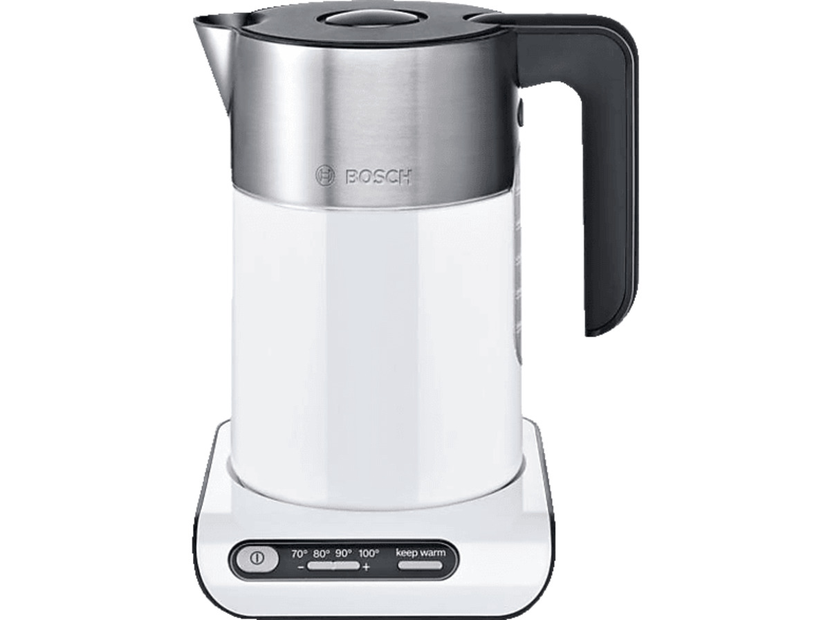 Bild 1 von BOSCH TWK8611P Wasserkocher, Weiß/Silber