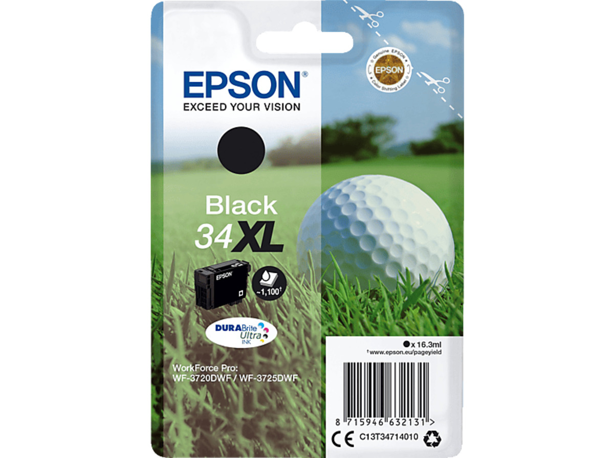 Bild 1 von EPSON Original Tintenpatrone Schwarz (C13T34714010    )