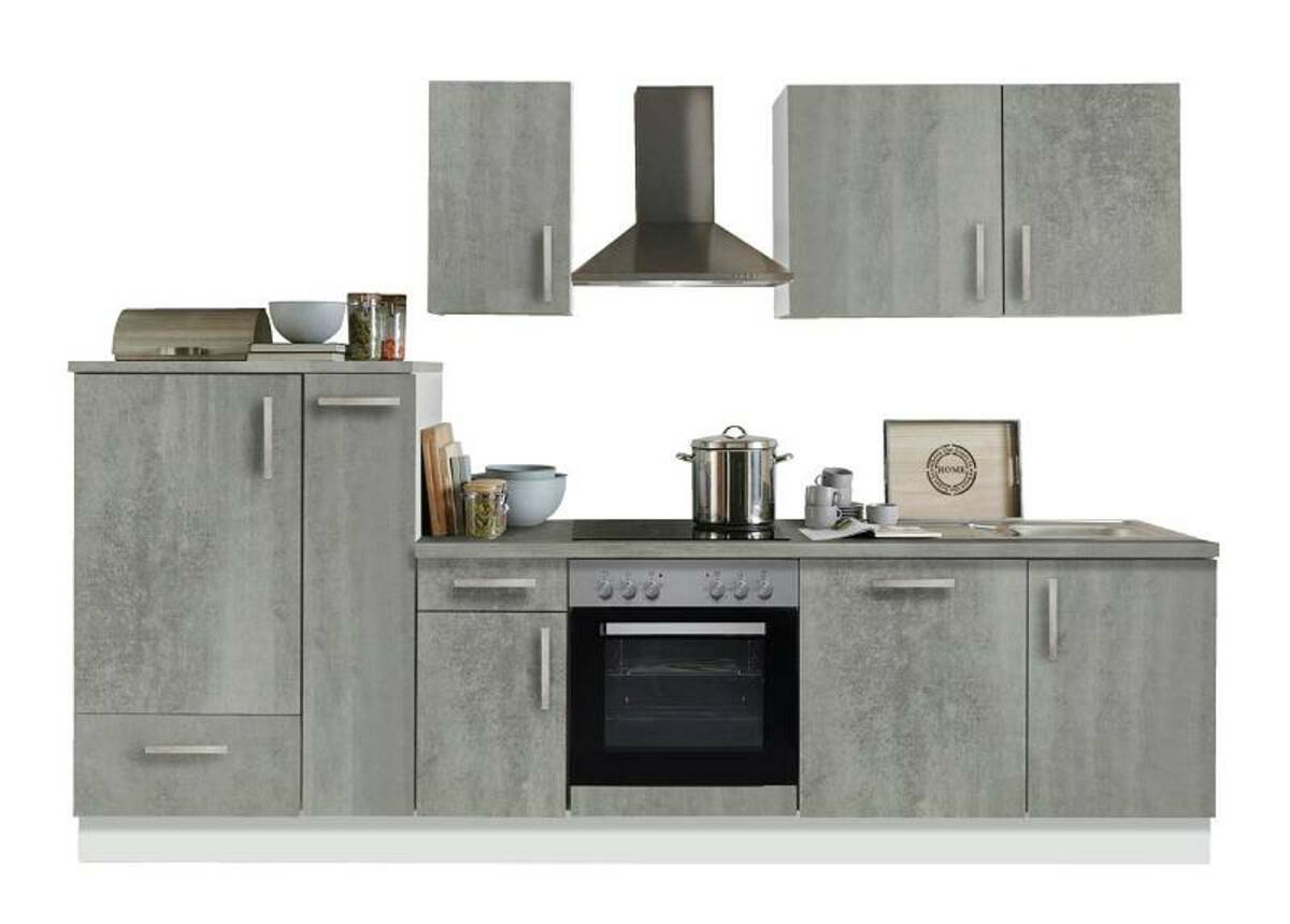 Bild 1 von Menke Küchen Küchenblock White Premium 300, Holznachbildung