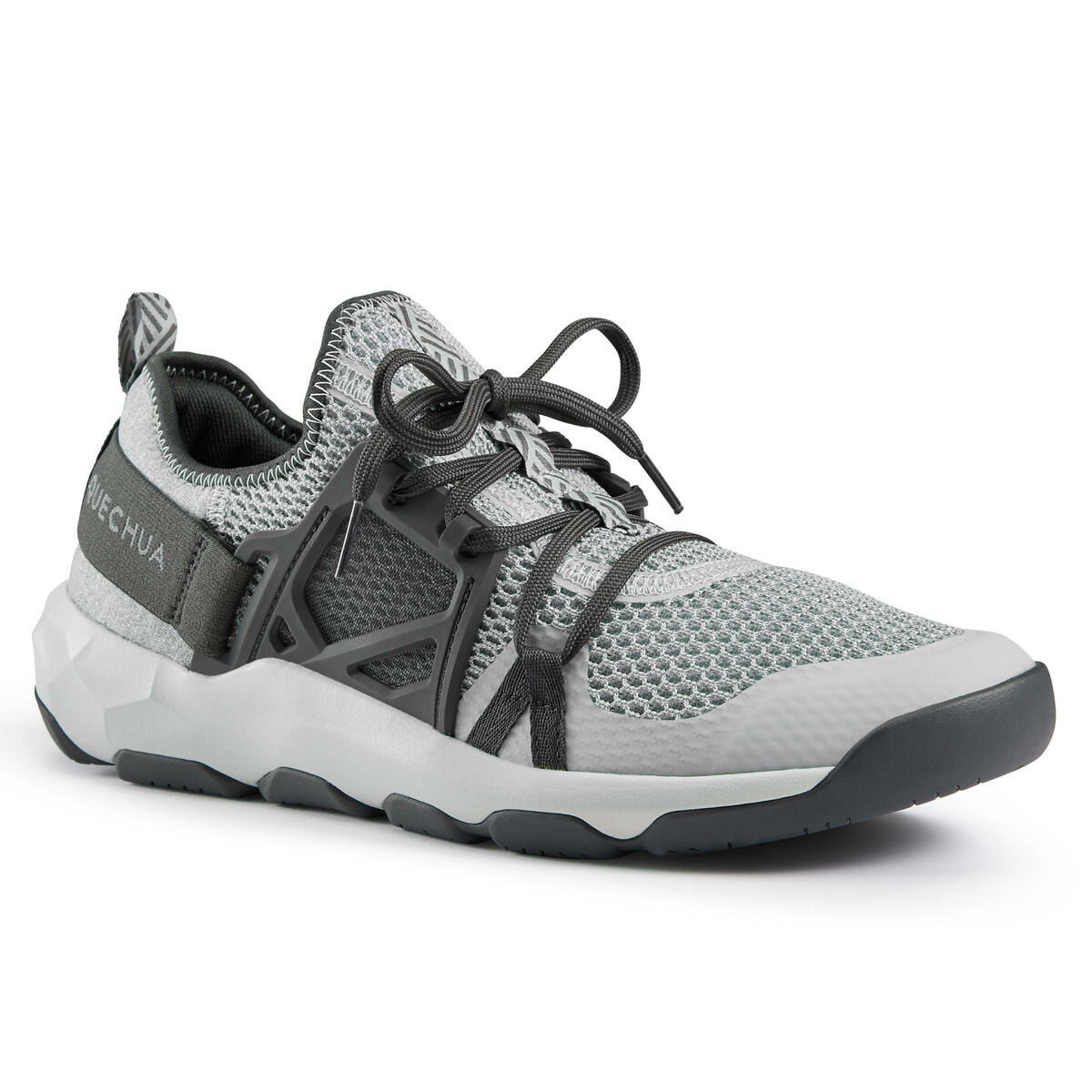 Bild 1 von Wanderschuhe Naturwandern NH500 Fresh atmungsaktiv Herren graublau Beige|grau|ocker