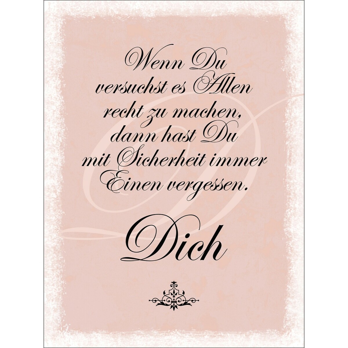 Bild 1 von Dekopanel mit Sprüchemotiv 40 cm x 30 cm