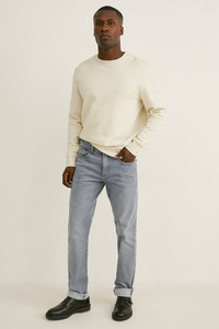 C&A Slim Jeans, Grau, Größe: W28 L32