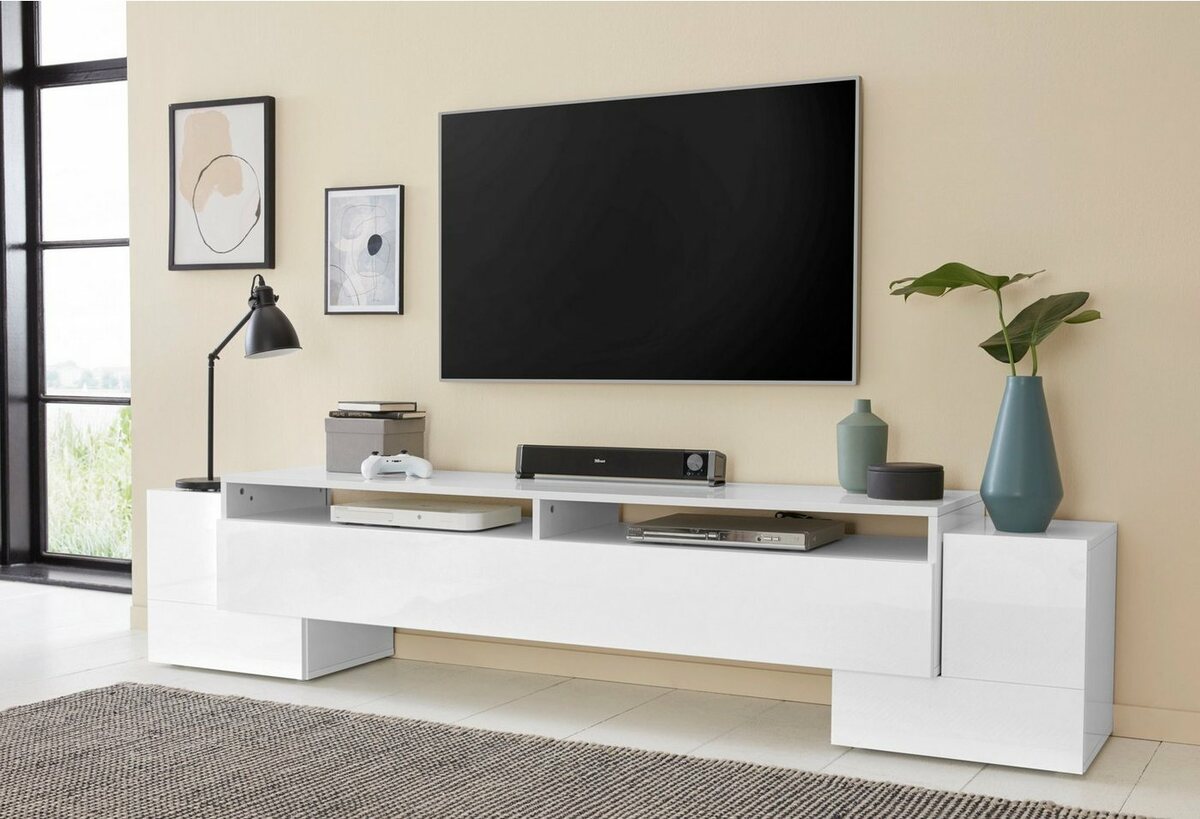 Bild 1 von Tecnos Lowboard Pillon, Breite 210 cm, Weiß