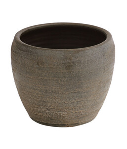 Dehner Keramik-Übertopf Kenia, konisch, braun