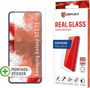 Displex DISPLEX Real Glass für Samsung Galaxy S21 FE, Displayschutzfolie