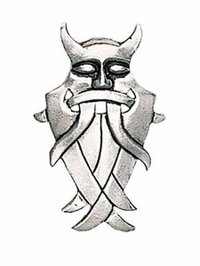 Adelia´s Amulett Anhänger Trove of Valhalla, Odin's Maske - Schläue und Verschwiegenheit