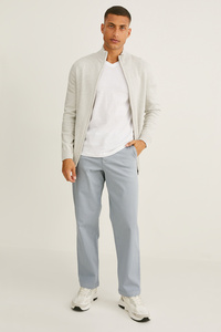 C&A Chino-Relaxed Fit-Cradle to Cradle Certified® Gold, Grau, Größe: W30 L30
