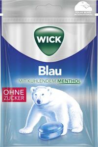 Wick Blau Hustenbonbons mit Menthol ohne Zucker