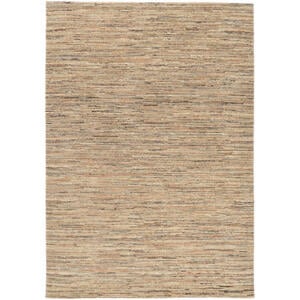 Cazaris Wollteppich, Grau, Textil, Streifen, rechteckig, 200 cm, für Fußbodenheizung geeignet, Teppiche & Böden, Teppiche, Naturteppiche