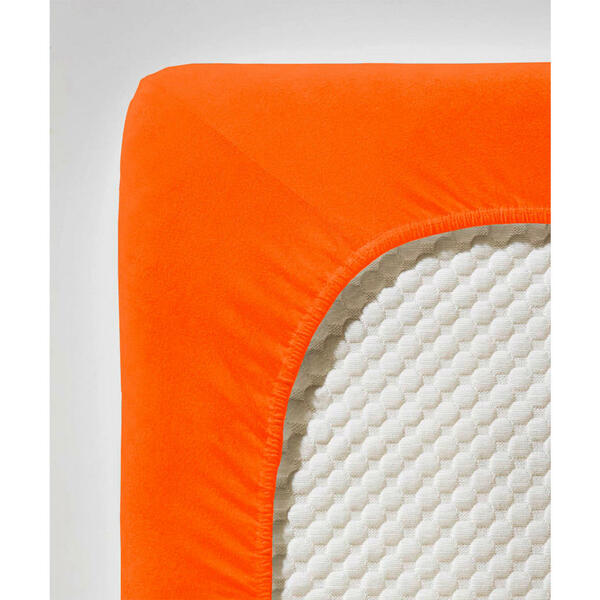Bild 1 von Fleuresse Spannbetttuch Jenny C, Orange, Textil, 100 cm, bügelleicht, Schlaftextilien, Bettwäsche, Spannbettlaken