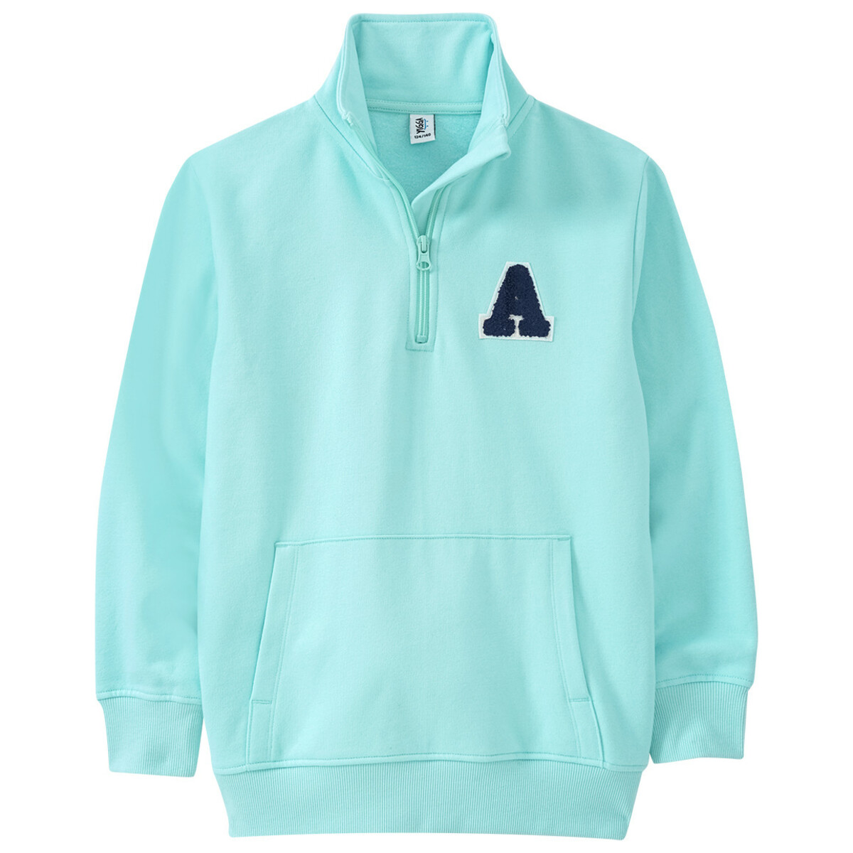 Bild 1 von Jungen Sweatshirt mit Stehkragen HELLTÜRKIS