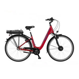 Refurbished FISCHER City E-Bike CITA 1.0 rot glänzend, 28 Zoll, RH 44 cm, 317 Wh