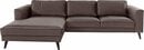 Bild 1 von INOSIGN Ecksofa Junis, in moderner Optik, Braun