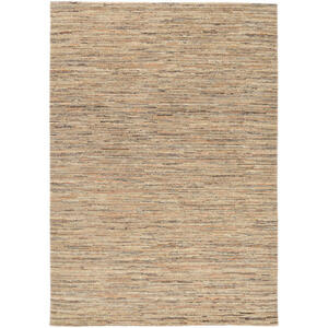 Cazaris Wollteppich, Grau, Textil, Streifen, rechteckig, 250 cm, für Fußbodenheizung geeignet, Teppiche & Böden, Teppiche, Naturteppiche