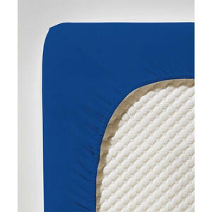 Fleuresse Spannbetttuch Jenny C, Blau, Textil, 120 cm, bügelleicht, Schlaftextilien, Bettwäsche, Spannbettlaken