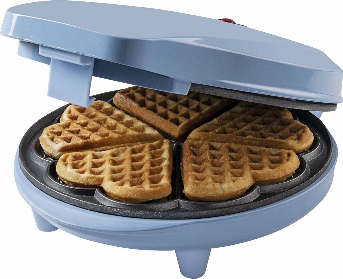 Bild 1 von bestron Waffeleisen ASW217B klassische Herzwaffeln, 700 W
