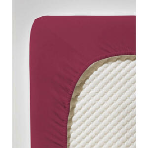 Fleuresse Spannbetttuch Jenny C, Beere, Textil, 100 cm, bügelleicht, Schlaftextilien, Bettwäsche, Spannbettlaken
