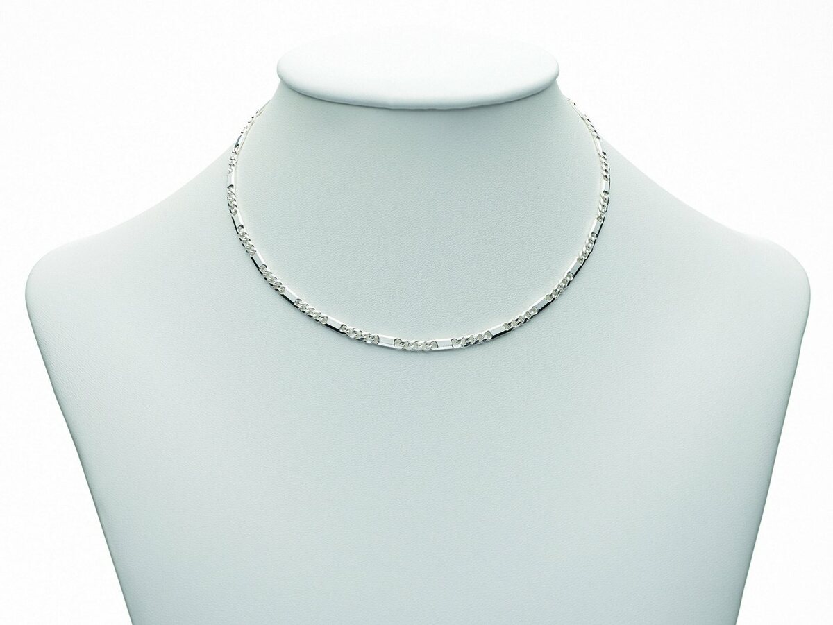 Bild 1 von Adelia´s Silberkette 925 Silber Fantasie Halskette 50 cm Ø 2,6 mm, Silberschmuck für Damen