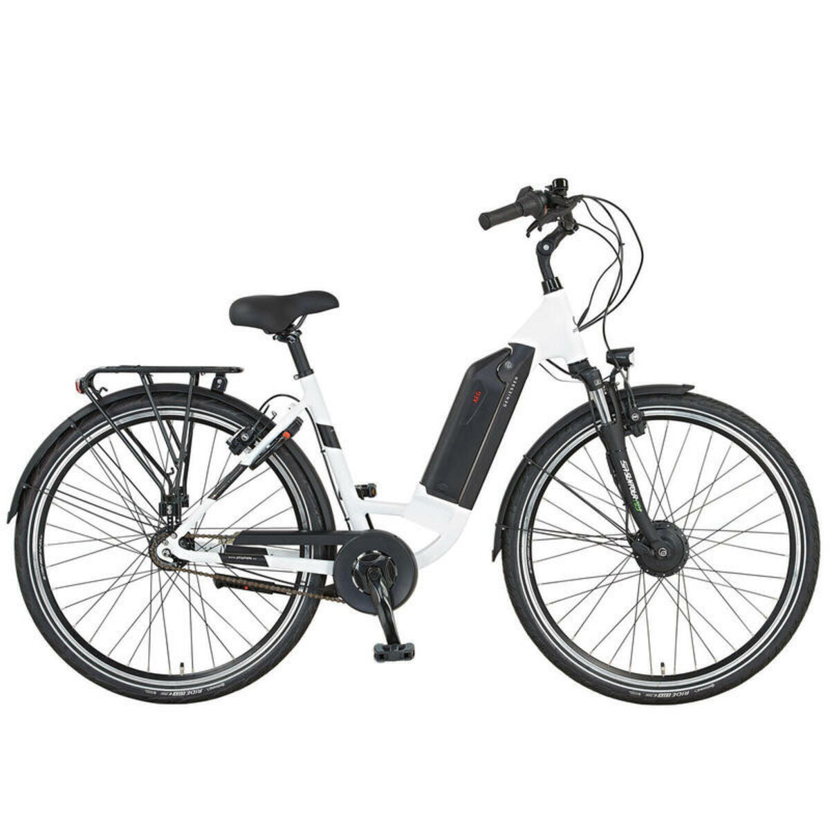 Bild 1 von Genieser, Damen E-Bike, City, 28", Nexus 7, 10,4 Ah, weiß