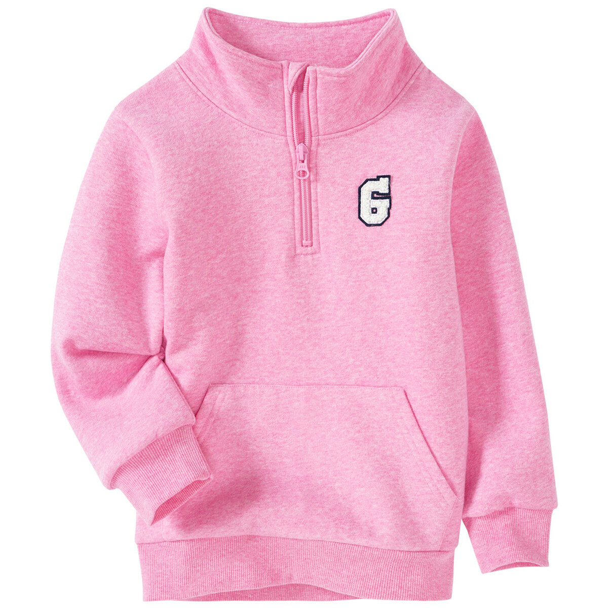 Bild 1 von Mädchen Sweatshirt mit Stehkragen ROSA