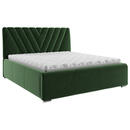 Bild 1 von Boxxx Polsterbett, Dunkelgrün, Holz, Metall, Buche, 180x200 cm, Bettkasten, gepolstertes Kopfteil, Stoffauswahl, in verschiedenen Größen erhältlich,alternative erhältlich, Schlafzimmer, Betten,