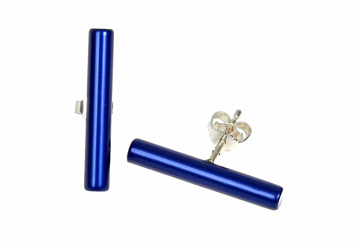 Bild 1 von DeMarie Paar Ohrstecker eloxiertes Aluminium