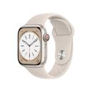 Bild 1 von Watch Series 8 GPS + Cellular 41mm Aluminiumgehäuse Polarstern mit Polarstern Sportarmband - Regular - 0%-Finanzierung (PayPal)