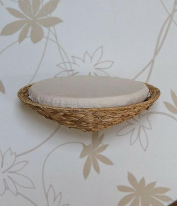 Bild 2 von SILVIO design Wandmulde Gwen, beige weiß, ca. Ø36/H10 cm