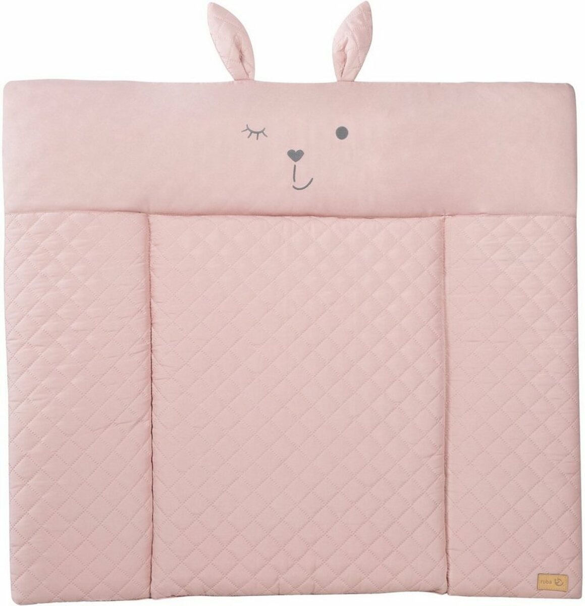 Bild 1 von roba® Wickelauflage Style, Soft, mauve, mit aufgesticktem Gesicht