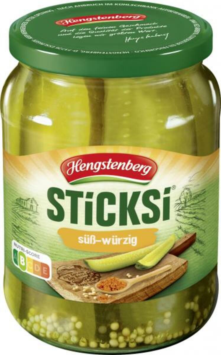 Bild 1 von Hengstenberg Sticksi Gurkenviertel süß-würzig
