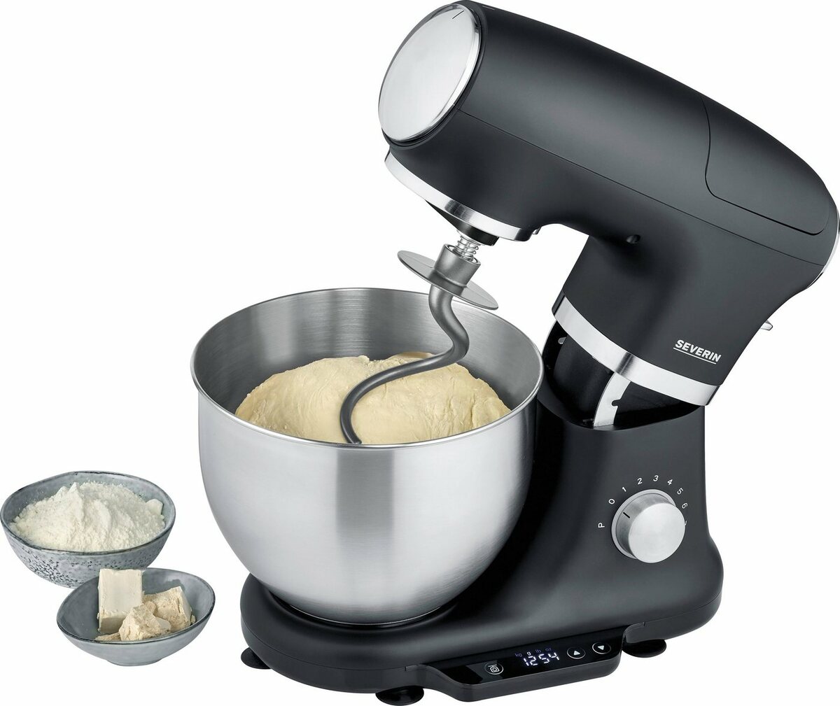 Bild 1 von Severin Küchenmaschine KM 3898 mit integrierter Waage, 1000 W, 5,5 l Schüssel