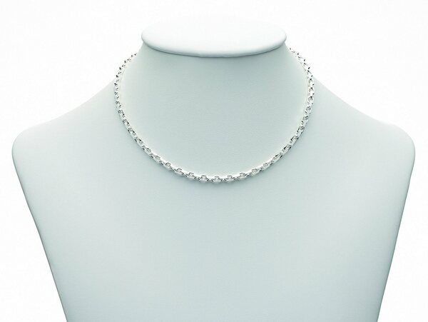 Bild 1 von Adelia´s Silberkette 925 Silber Anker Halskette 50 cm Ø 3,1 mm, Silberschmuck für Damen