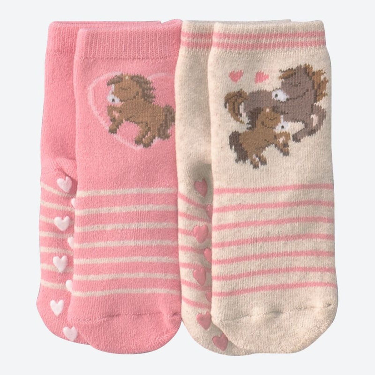 Bild 1 von Mädchen-ABS-Socken, 2er Pack