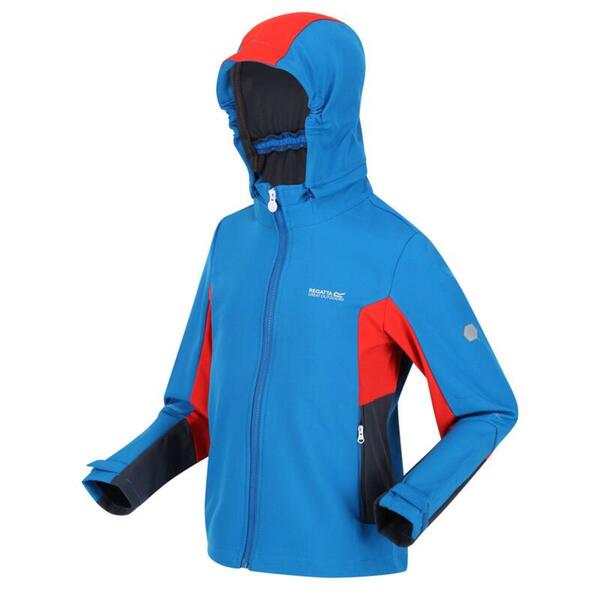 Bild 1 von Acidity V Softshell-Walkingjacke für Kinder Reißverschluss - Blau