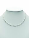 Bild 1 von Adelia´s Silberkette 925 Silber Figaro Halskette 55 cm Ø 3,4 mm, Silberschmuck für Damen