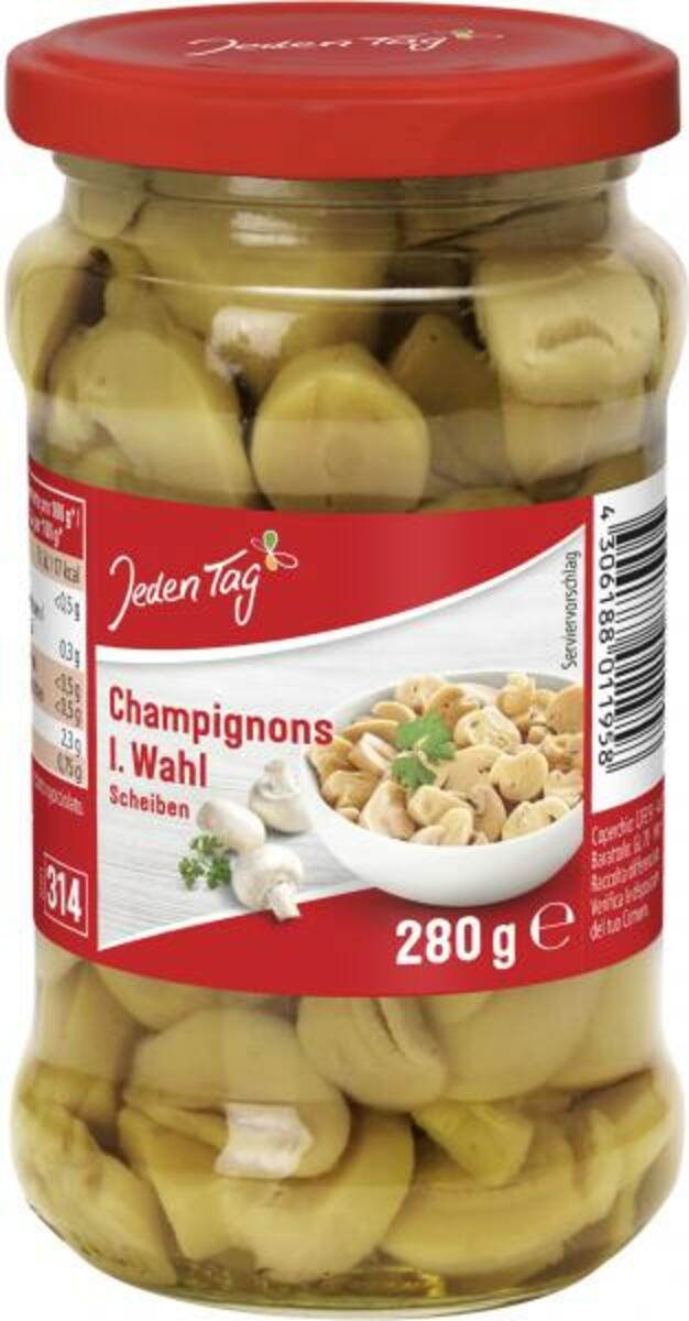 Bild 1 von Jeden Tag Champignons in Scheiben I. Wahl
