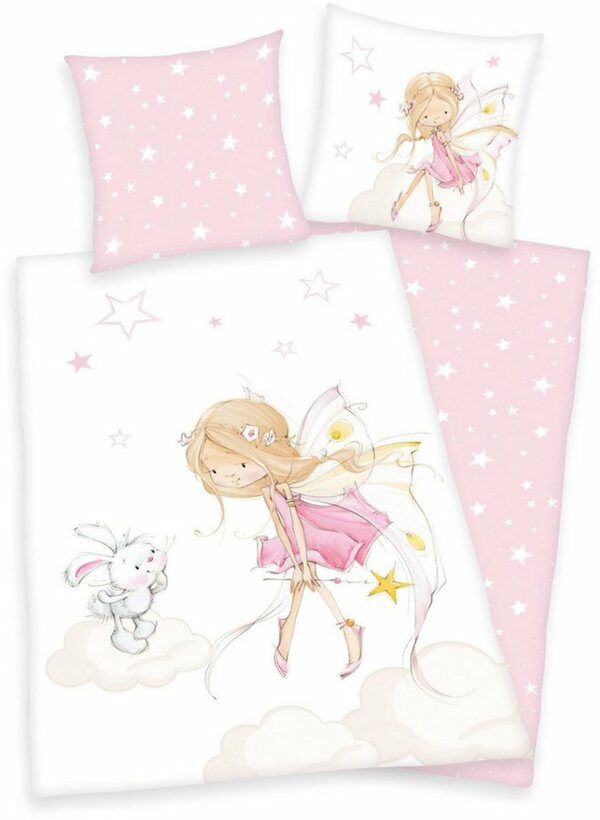 Bild 1 von Kinderbettwäsche Little Fairy, Baby Best, Renforcé, mit niedlichem Feen-Motiv