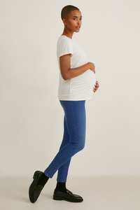 C&A Multipack 2er-Umstandsjeans-Jegging Jeans-LYCRA®, Blau, Größe: 34