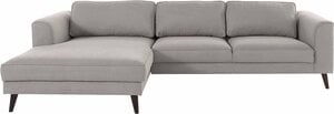 INOSIGN Ecksofa Junis, in moderner Optik, Braun